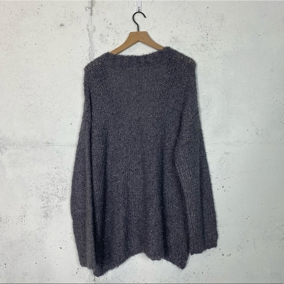 Susina Boucle Chunky Knit V Neck Oversize Sweater 1X - Picture 3 of 6